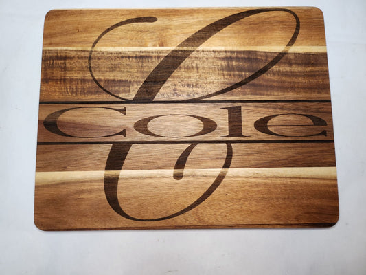 Engraved cutting boards