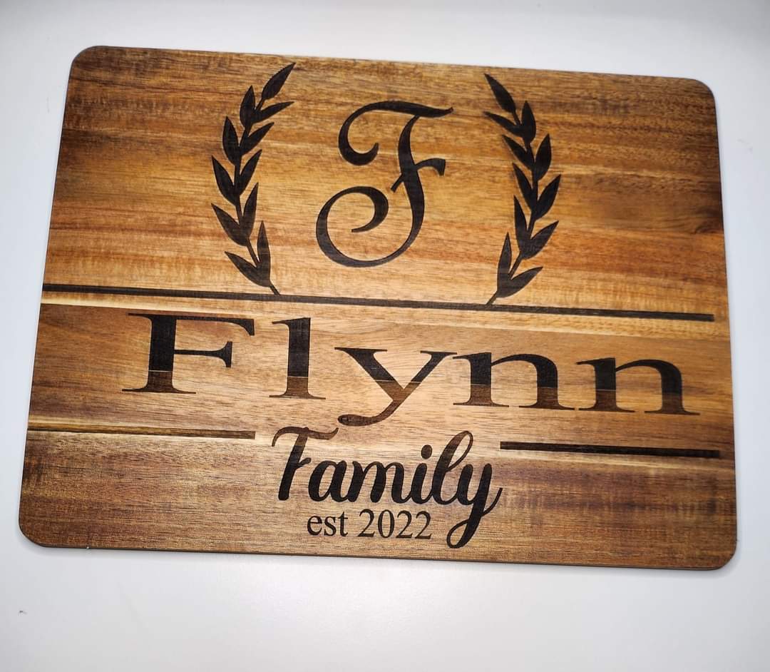 Engraved cutting boards