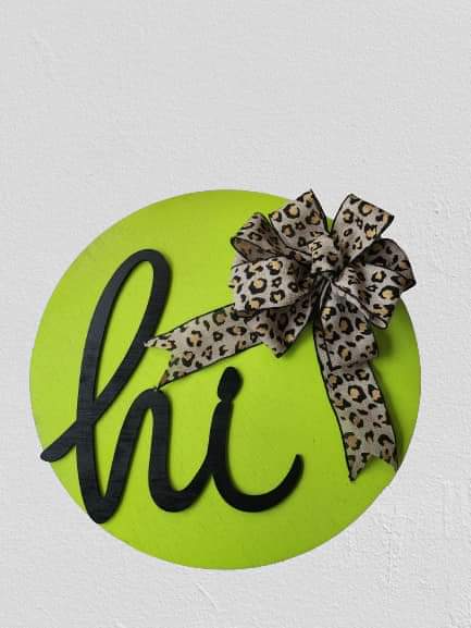 Door Hanger with Bow